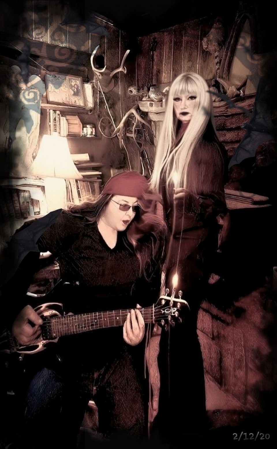 High Priestess Jaguar Thorn & Psycotik Rodriguez enjoying a night of phatoms and music